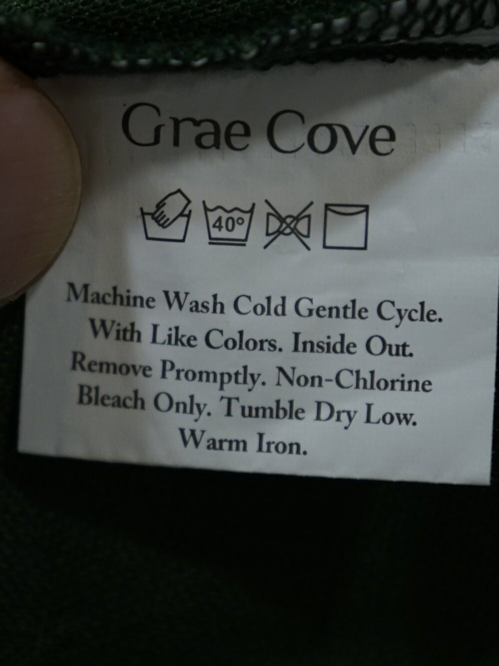 Grae Cove Green Wrap Midi Dress Pockets NWT Coastal Linen Look - Picture 5 of 8
